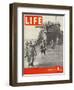 American Troops Wading Ashore from Landing Craft During the Invasion of Salerno, March 27, 1944-George Rodger-Framed Photographic Print