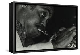 American Trumpet and Flugelhorn Player Art Farmer at the Bell, Codicote, Hertfordshire, 1983-Denis Williams-Framed Stretched Canvas