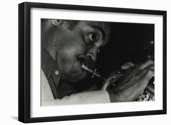 American Trumpet and Flugelhorn Player Art Farmer at the Bell, Codicote, Hertfordshire, 1983-Denis Williams-Framed Photographic Print