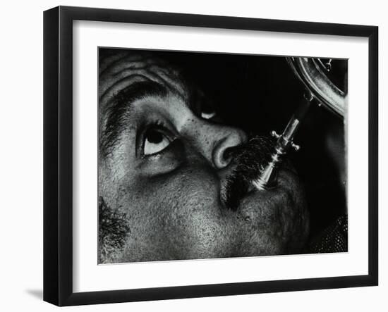 American Trumpet and Flugelhorn Player Art Farmer at the Bell, Codicote, Hertfordshire, 1983-Denis Williams-Framed Photographic Print