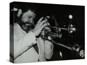 American Trumpeter Bobby Shew Performing at the Bell, Codicote, Hertfordshire, 19 May 1985-Denis Williams-Stretched Canvas