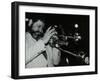 American Trumpeter Bobby Shew Performing at the Bell, Codicote, Hertfordshire, 19 May 1985-Denis Williams-Framed Photographic Print