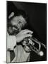 American Trumpeter Bobby Shew Playing at the Bell, Codicote, Hertfordshire, 19 May 1985-Denis Williams-Mounted Photographic Print