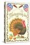 American Turkey, Knife and Fork-null-Stretched Canvas