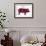 American US Cuts of Pork-robuart-Framed Art Print displayed on a wall
