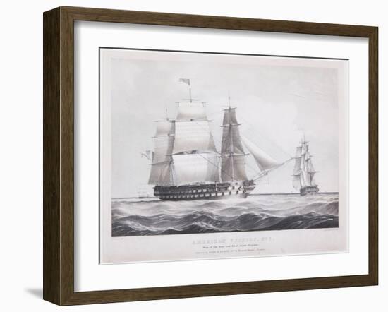 American Vessels No. 1, c.1845-Fitz Henry Lane-Framed Giclee Print