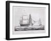 American Vessels No. 1, c.1845-Fitz Henry Lane-Framed Giclee Print