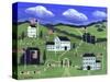 American Village-Cheryl Bartley-Stretched Canvas