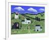 American Village-Cheryl Bartley-Framed Giclee Print