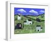 American Village-Cheryl Bartley-Framed Giclee Print