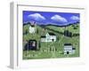 American Village-Cheryl Bartley-Framed Giclee Print