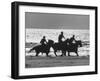 American Visitors Enoying Horseback Riding on Rosarita Beach-Allan Grant-Framed Photographic Print