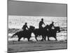 American Visitors Enoying Horseback Riding on Rosarita Beach-Allan Grant-Mounted Photographic Print