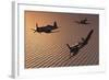 American Vought F4U Corsair Aircraft in Flight During World War Ii-null-Framed Art Print
