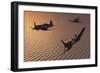 American Vought F4U Corsair Aircraft in Flight During World War Ii-null-Framed Premium Giclee Print