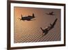 American Vought F4U Corsair Aircraft in Flight During World War Ii-null-Framed Art Print