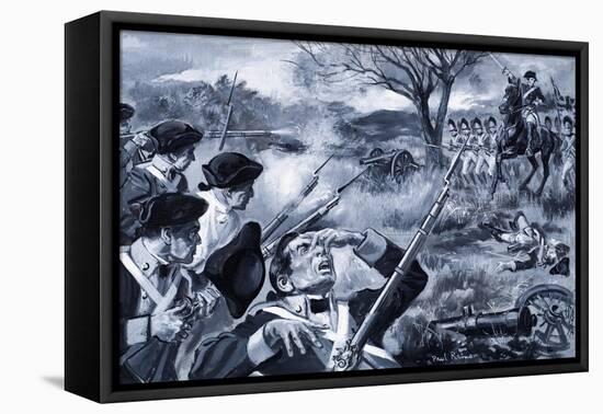 American War of Independence-Paul Rainer-Framed Stretched Canvas