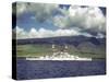 American Warships Off the Coast of Hawaii During the Us Navy's Pacific Fleet Maneuvers-Carl Mydans-Stretched Canvas