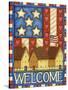 American Welcome Cottage-Cathy Horvath-Buchanan-Stretched Canvas