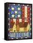 American Welcome Cottage-Cathy Horvath-Buchanan-Framed Stretched Canvas