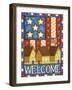 American Welcome Cottage-Cathy Horvath-Buchanan-Framed Giclee Print