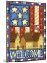 American Welcome Cottage-Cathy Horvath-Buchanan-Mounted Giclee Print