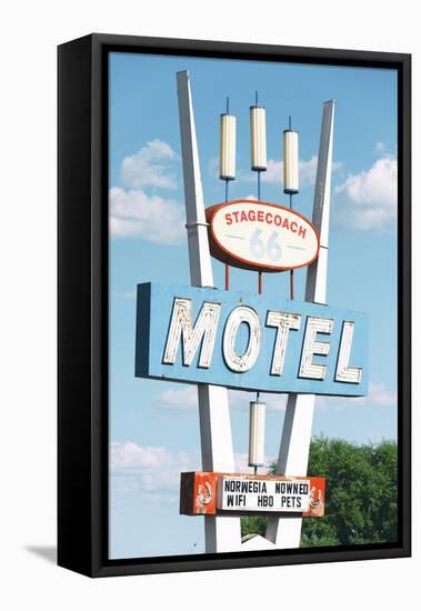 American West - 66 Motel-Philippe Hugonnard-Framed Stretched Canvas