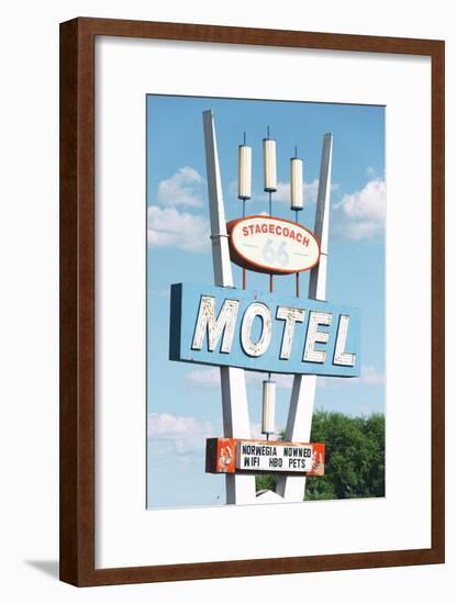 American West - 66 Motel-Philippe Hugonnard-Framed Photographic Print