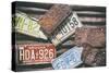 American West - US License Plates-Philippe Hugonnard-Stretched Canvas