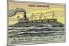 American Whaleback Cargo Ship, 1900-null-Mounted Giclee Print