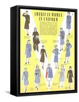 American Women in Uniform-null-Framed Stretched Canvas