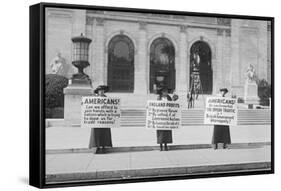 American Women Protest Opium Trade-null-Framed Stretched Canvas