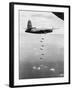 American World War II Planes Dropping Bombs-null-Framed Photographic Print