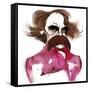 American writer Nathaniel Hawthorne; caricature-Neale Osborne-Framed Stretched Canvas