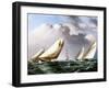 American Yachts Racing, C.1875-James E. Buttersworth-Framed Giclee Print