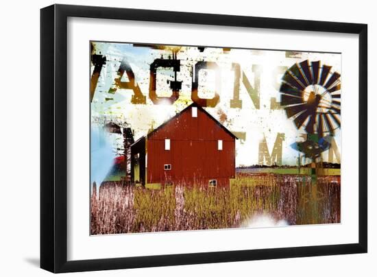 Americana 9-JB Hall-Framed Giclee Print