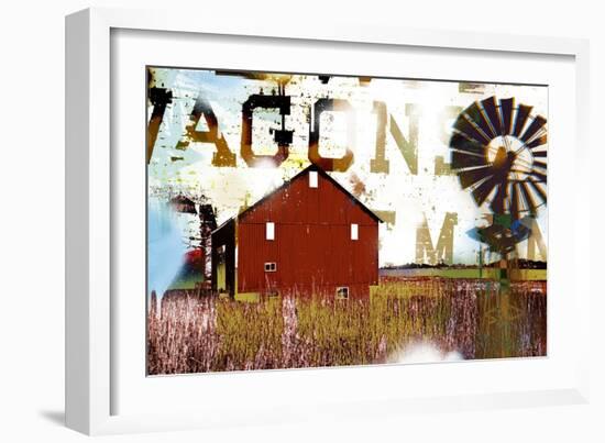 Americana 9-JB Hall-Framed Giclee Print