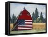 Americana Barn-Debbi Wetzel-Framed Stretched Canvas