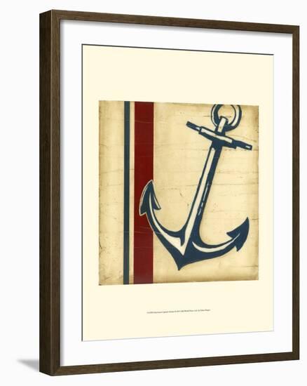 Americana Captain's Anchor-Ethan Harper-Framed Art Print