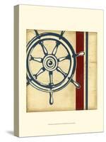 Americana Captain's Wheel-Ethan Harper-Stretched Canvas
