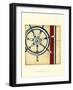 Americana Captain's Wheel-Ethan Harper-Framed Art Print