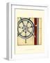 Americana Captain's Wheel-Ethan Harper-Framed Art Print