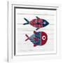 Americana Fish 1-Ann Bailey-Framed Art Print