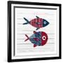 Americana Fish 1-Ann Bailey-Framed Premium Giclee Print