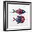 Americana Fish 1-Ann Bailey-Framed Art Print