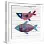 Americana Fish 2-Ann Bailey-Framed Premium Giclee Print