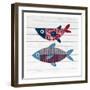 Americana Fish 2-Ann Bailey-Framed Art Print