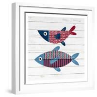 Americana Fish 2-Ann Bailey-Framed Art Print