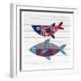 Americana Fish 2-Ann Bailey-Framed Art Print