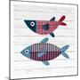 Americana Fish 2-Ann Bailey-Mounted Art Print